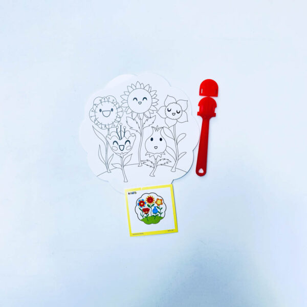 Kit de abanicos infantiles para colorear - Image 4