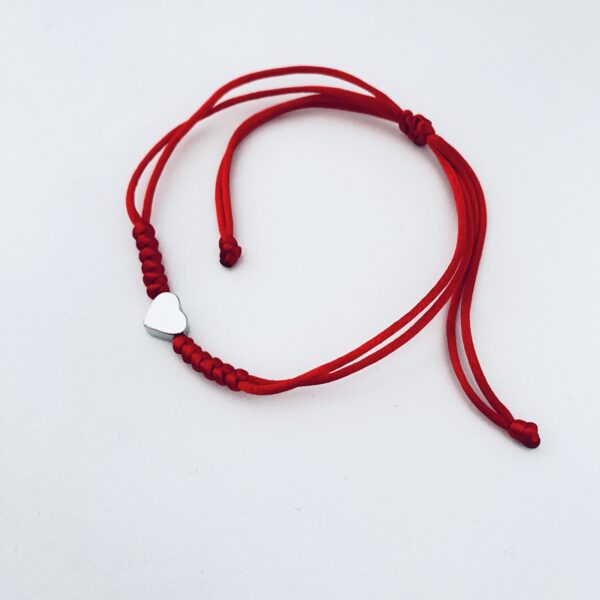 Pulsera de hilo, dije corazón - Image 2